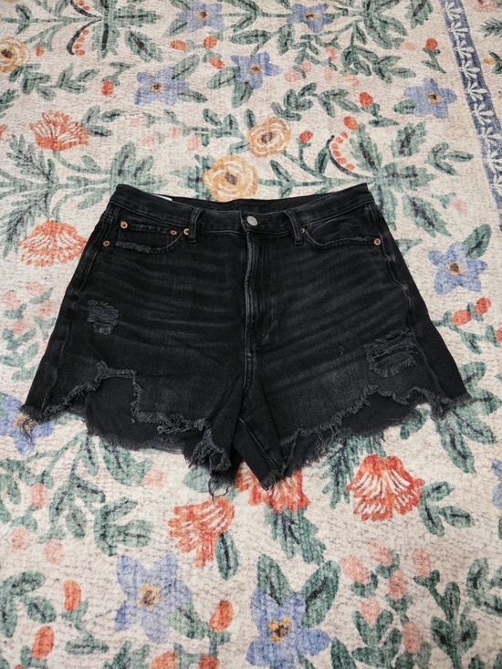 American Eagle Outfitters Pants - American Eagle Outfitters Distressed Black 90's Boyfriend Short